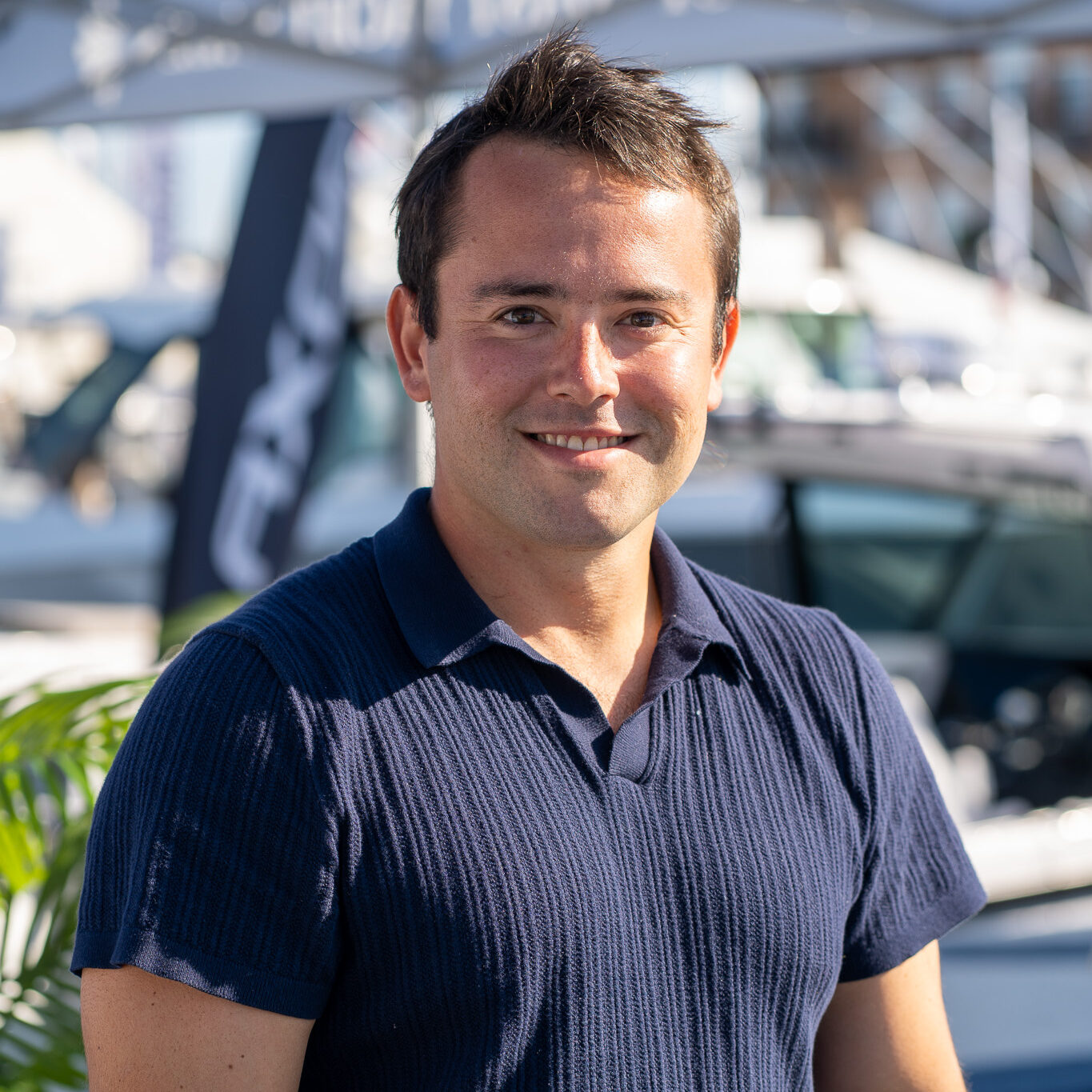Lucas Harris, Event Coordinator for East Coast Yacht Sales